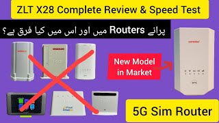 Dual Band Wifi 6 Router ZLT X28 With Sim Card Slot Complete Review amp Speed Test [upl. by Samohtnhoj]