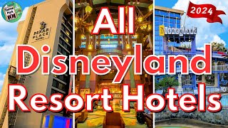 Disneyland HOTELS GUIDE  2024  Pixar Place Grand Californian amp Disneyland Hotel California USA [upl. by Burrell]