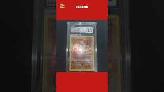 CGC 55 Shadowless Charizard Holo 1999 Base Set 4102  Pokemon Card [upl. by Kawasaki813]