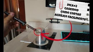 CORTANDO ACRÍLICO FACILMENTE CASEMOD PARTE2 [upl. by Einnoj]