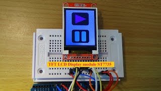 How to use ST7735 TFT LCD Module with Arduino Uno [upl. by Yeleen840]