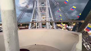 Dutch Wheel On Ride POV at the 2024 Canfield Fair The Largest Wheel I’ve Been On [upl. by Gibbon925]