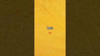 Bath meaning and usage shortsviral shorts english learnenglish [upl. by Ettenawtna]