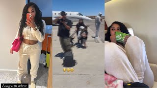 Jania Meshell Yells “They Working” As She Gets Off Of Plane 😂😂😂 [upl. by Azeret992]