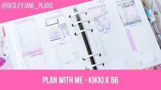 Plan With Me  kikkik B6  15 April 2019 [upl. by Sher116]