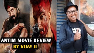 Antim Review  By Vijay Ji  Salman Khan  Aayush Sharma  Mahima Makwana  Mahesh Manjrekar [upl. by Trici]