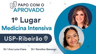 Papo com a Aprovada em 1º Lugar em Medicina Intensiva na Residência Médica USPRibeirão  Karoline [upl. by Aidiruy]