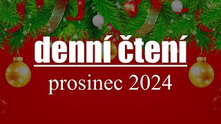 DENNÍ ČTENÍ Z FARY 3PROSINEC 2024 [upl. by Eadwina]