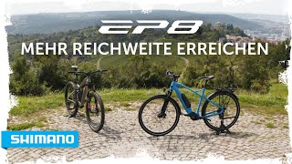 Mehr Reichweite mit dem SHIMANO EP8 EBikeSystem [upl. by Dorsy]