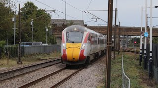 Trains at Newark Northgate ECML 290924 [upl. by Suivatal]