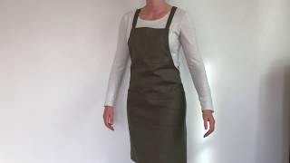 crossback work apron by portland apron company [upl. by Paquito457]