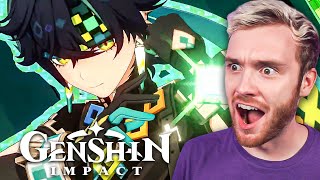 THE MOST UNIQUE TRAILER Character Trailer  quotKinich Fiery Pursuitquot  Genshin Impact REACTION [upl. by Eitsud]