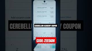 cerebellumapp couponcode zee56m CEREBELLUM ACADEMY COUPON CODE ZEE56M CEREBELLUM ACADEMY CODE [upl. by Oric]