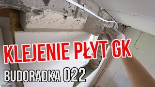 Przyklejanie płyt gipsowych na ściany suche tynki [upl. by Evad]