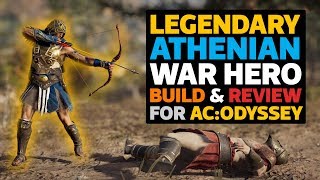 Legendary Athenian War Hero Build amp Review for AC Odyssey [upl. by Roxana]