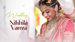 Nikhila amp Vamsi Wedding Highlights 4K Satya Devineni Photography [upl. by Nosnevets]