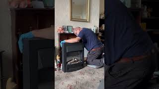 Fitting a new electric fire [upl. by Ellynn]