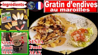 Recette pour NINJA FOODI MAX Gratin d’endives au maroilles [upl. by Anivla]