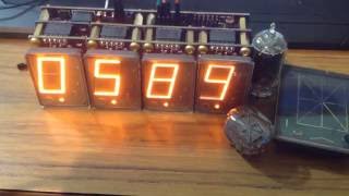 WIP SP101 Panaplex Clock  tour of other vintage display devices [upl. by Eilak]