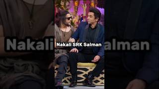 Sunil Grover and krushnas funny SRKSalman mimicry with Rekha kapilsharma rekha shorts comedy [upl. by Keeler]