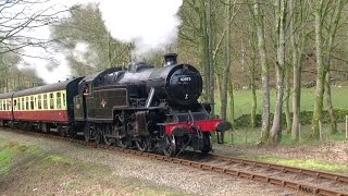 Fairburn 42073 on the Lakeside amp Haverthwaite railway 4th April 2015 [upl. by Oivaf]