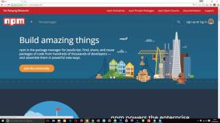 Node JS Tutorial for Beginners 20  The Node Package Manager [upl. by Asik179]