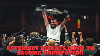 Artur Beterbiev beats Dmitri Bivol to become undisputed lightheavyweight champion 🏆🏆 [upl. by Epuladaugairam]