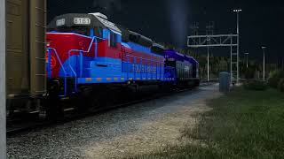 Raven leads the Autorack Train in Cumberland [upl. by Ahcire920]