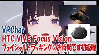 【VRC】フェイシャルトラッキングのお時間です初級編【vive focus vision】 [upl. by Aras]