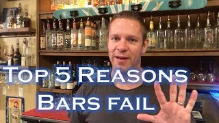 Top 5 Reasons Bars amp Restaurants Fail [upl. by Ardiek]