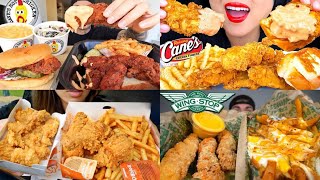 ASMR Crunchy Chicken tenders Mukbang Compilation  Fried Chicken asmr  Satisfying eating sounds [upl. by Ragan136]