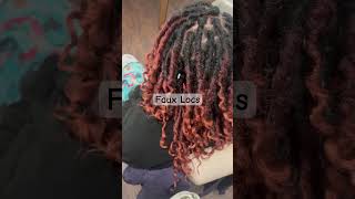 Faux Locs fauxlocs sealbeachhairstylist sealbeachhair protectivestyles [upl. by Redle338]