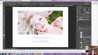 Editing Templates in Photoshop [upl. by Asirrak]