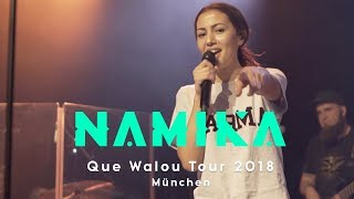 Namika  Que Walou Tour 2018  München [upl. by Eluk183]