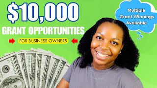 10K Grants for SMALL BUSINESS OWNERS in May  Multiple Grant Winnings [upl. by Nirek]