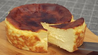 Basque Burnt Cheesecake Super Creamy amp Easy [upl. by Edwards]