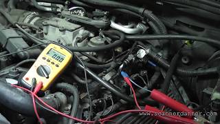 How to test a fuel injector circuit with basic tools open control wire [upl. by Williams]