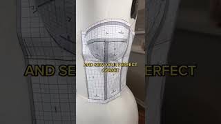 Readytouse bustier corset pattern wwwDressmakingAcademy diy sewing pattern corset shorts [upl. by Trefler]