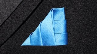 How to fold a pocket square Monarch Fold [upl. by Stanford]