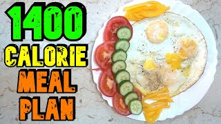 1400 Calorie Meal Plan [upl. by Eleumas926]