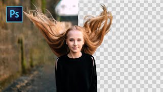 Hair Selection In Adobe Photoshop  Dizegn Girafics [upl. by Suaeddaht]