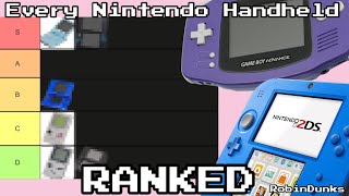 Every Nintendo Handheld Ranked  Nintendo Handheld Tier List Feat PhantomVoltia [upl. by Treblig]