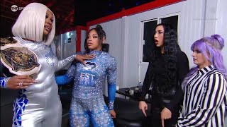 Bianca Belair Jade Cargill Candice LeRae amp Indi Hartwell Backstage SmackDown May 24 2024 [upl. by Rooney]