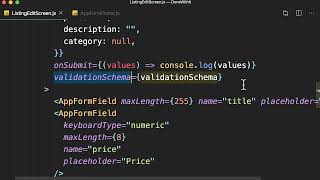 React Native  Fundamentals 83  Building the listing edit screen By Mosh Hamedani [upl. by Aerdnac]