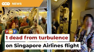 1 dead after severe turbulence on Singapore Airlines flight [upl. by Dulcia126]