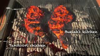 How to make Tandoori chicken on on charcoal grill  Tandoori chicken at home charcoal spice chicken [upl. by Ysnil256]