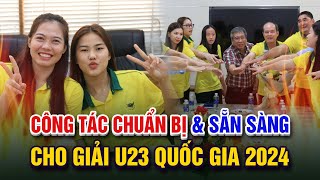 VTV Bình Điền Long An sẵn sàng cho Giải vô địch bóng chuyền U23 Quốc Gia 2024 [upl. by Aitnahc]