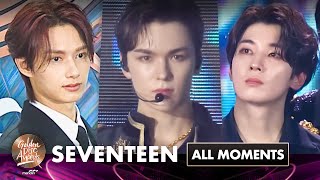 골든디스크 ALL MOMENTS  SEVENTEEN｜JTBC 240106 방송 [upl. by Namaan]