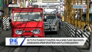 One Western Visayas No to PUV Phaseout Coalition wala sang plano nga magpaconsolidate [upl. by Aihsar284]