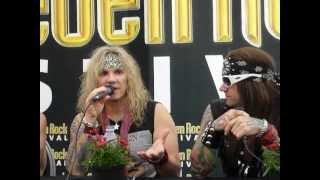 STEEL PANTHER  Sweden Rock Festival Press Conference 2012 [upl. by Gallager]